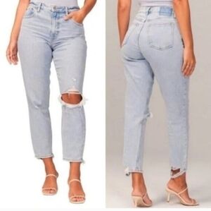 Abercombie And Fitch Mom High Rise Jeans